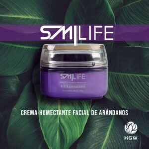 Crema Facial Hidratante de Arándanos